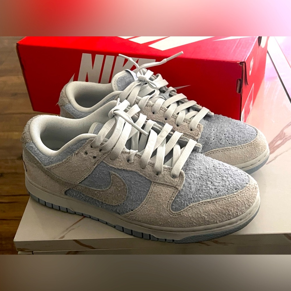 Nike Dunk Low - Photon Dust/Light Armory Blue/Light Smokey Grey W-9 M-7.5